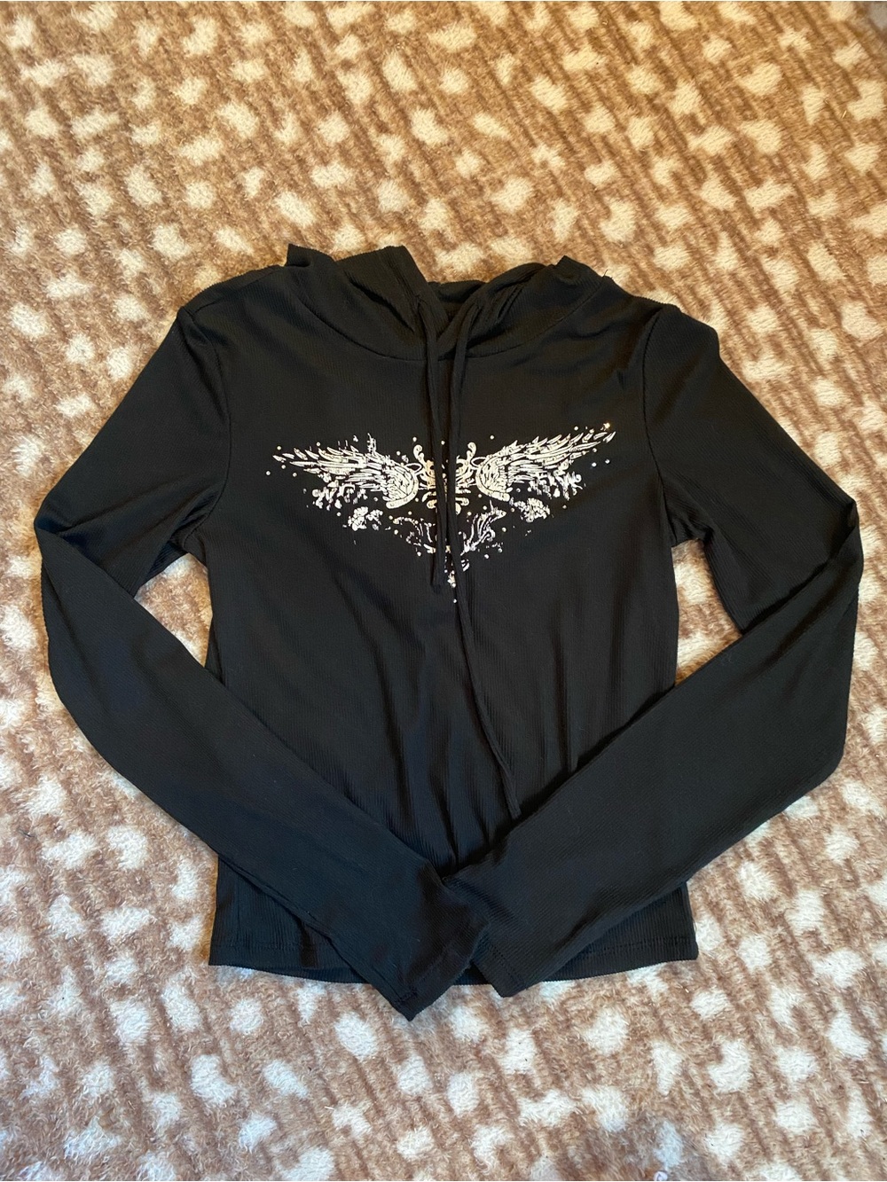 Graphic Black Long-sleeve